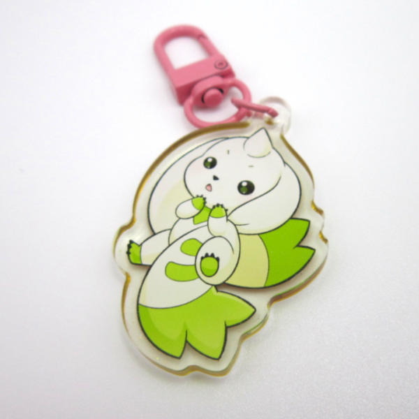 Terriermon/Lopmon Glitter Charm (Double-Sided)